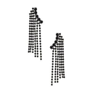 REVOLVE 8 Other Reasons Audrey Earrings Black Women's Size OS